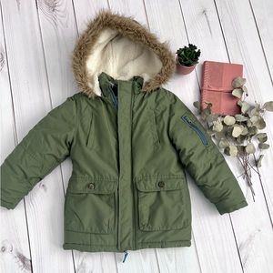 Carter’s Green Winter Coat With Hood